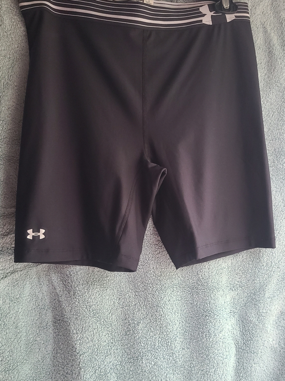 Under Armour Black Compression Shorts with Logo